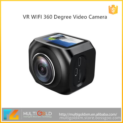 Hot selling VR panorama wifi 360 degree video sport camera